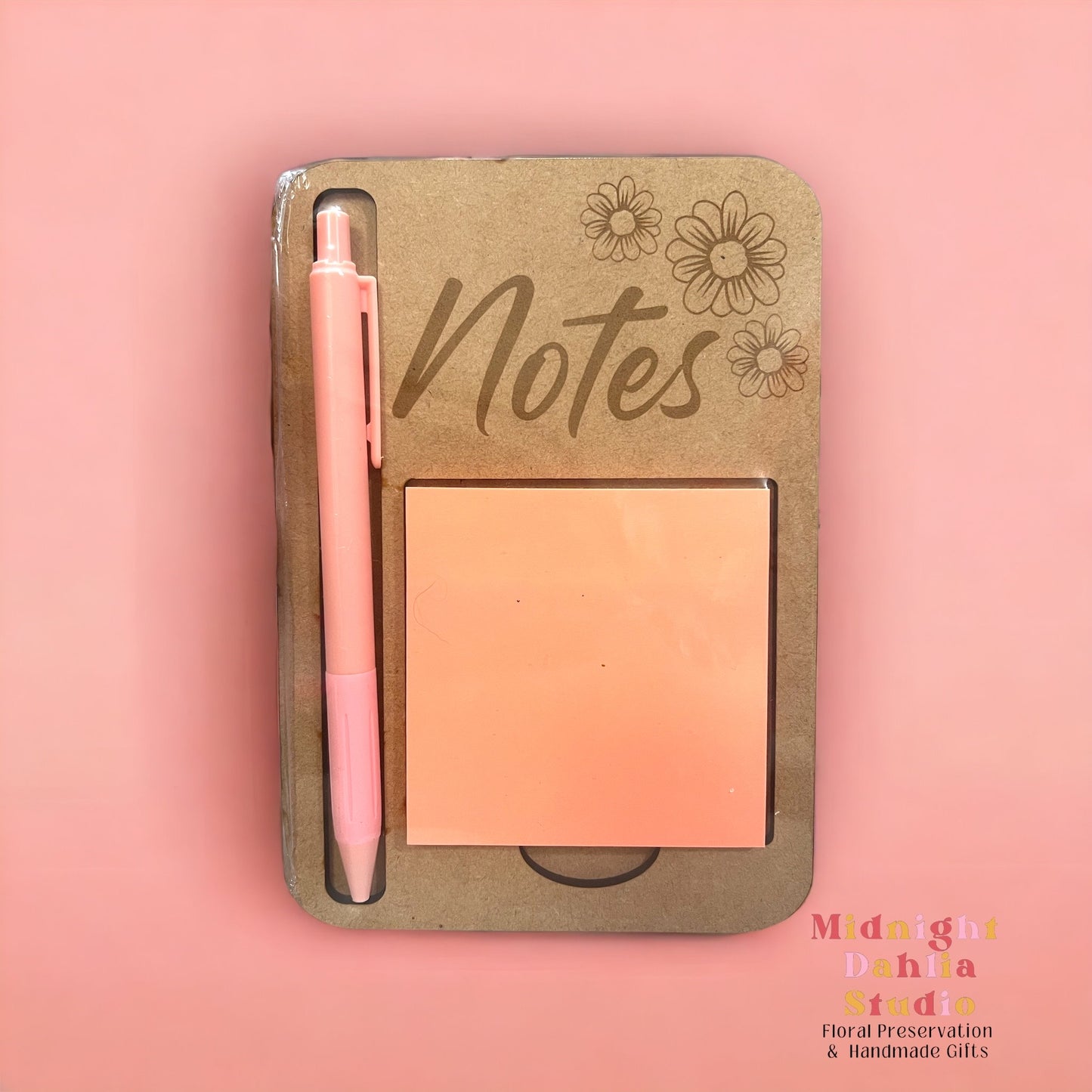 Sticky Note and Pen Holder Combo