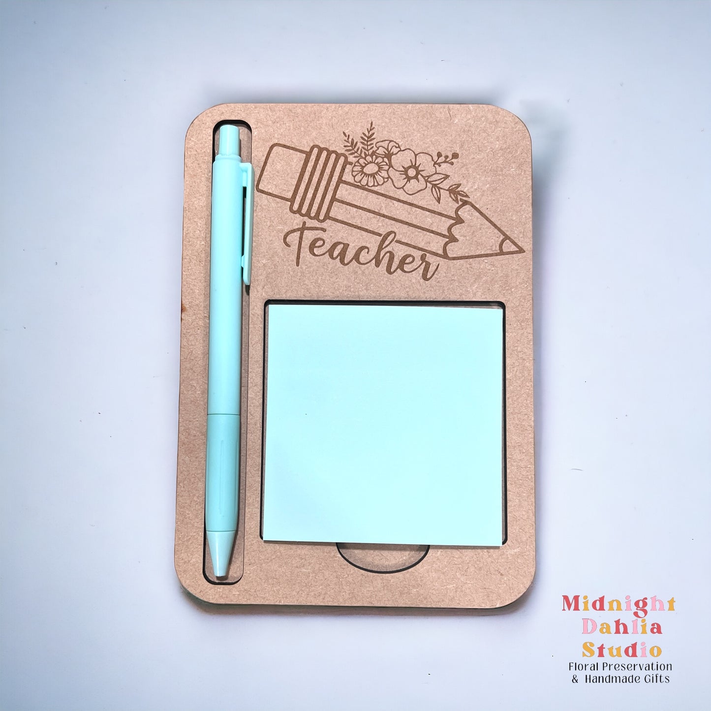 Sticky Note and Pen Holder Combo