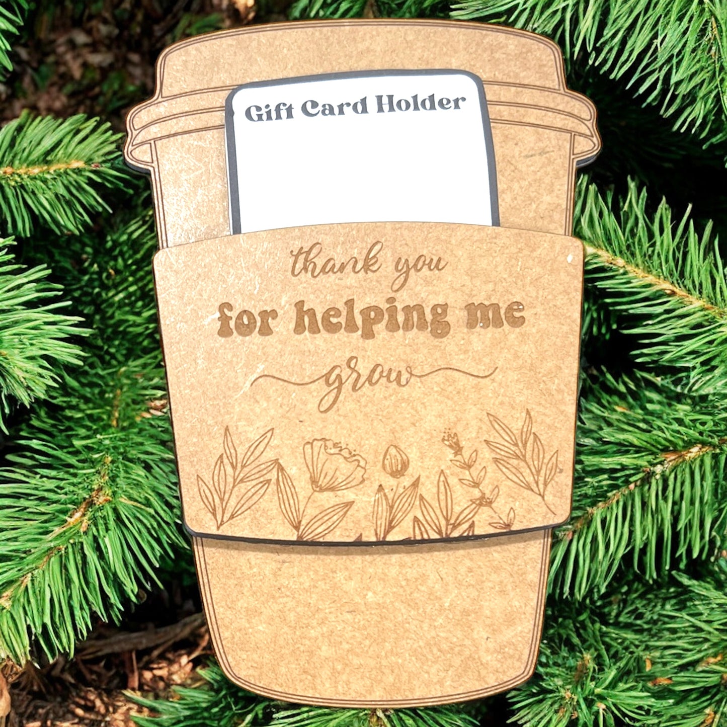 Teacher Gift Card Holder