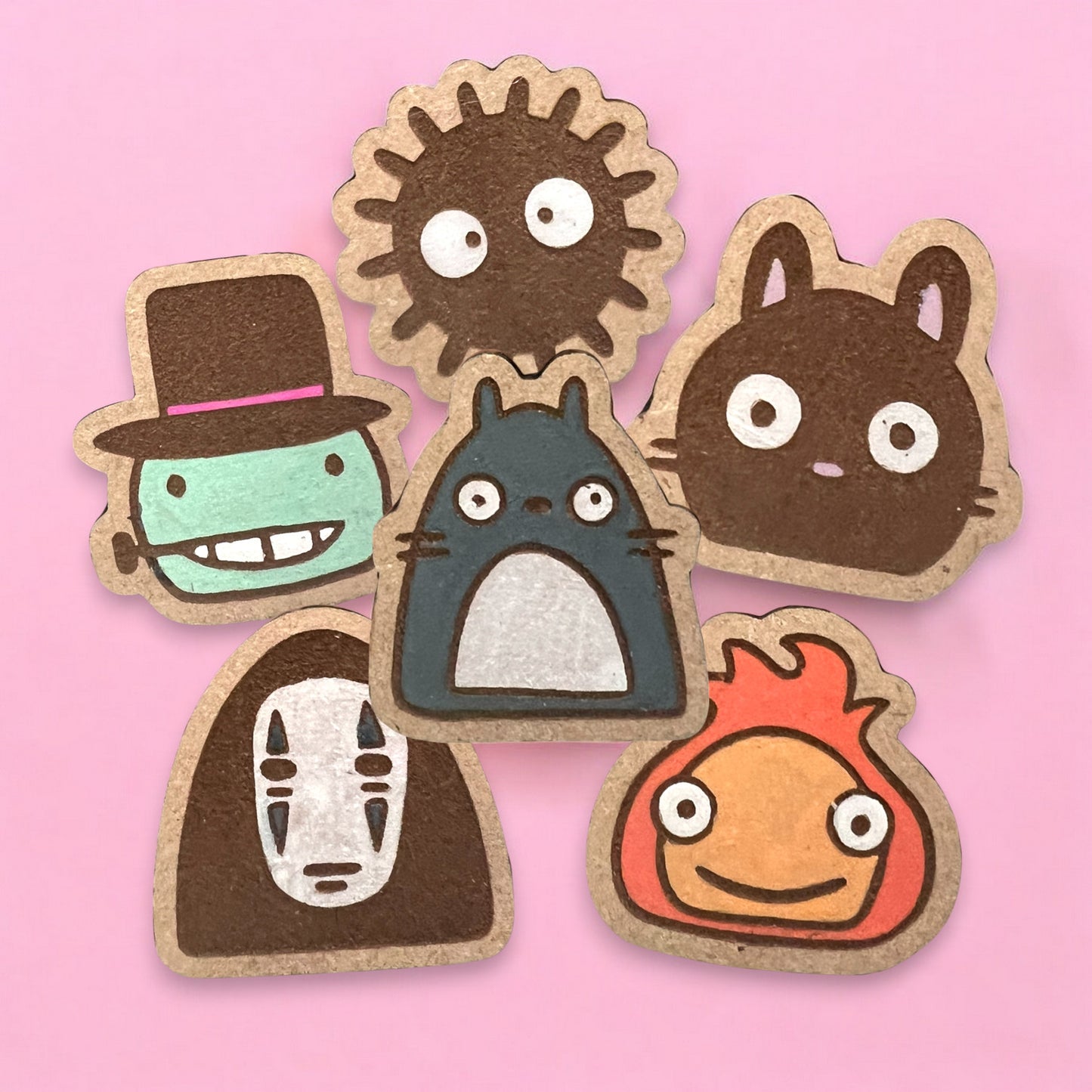 Ghibli Hand-painted Pins