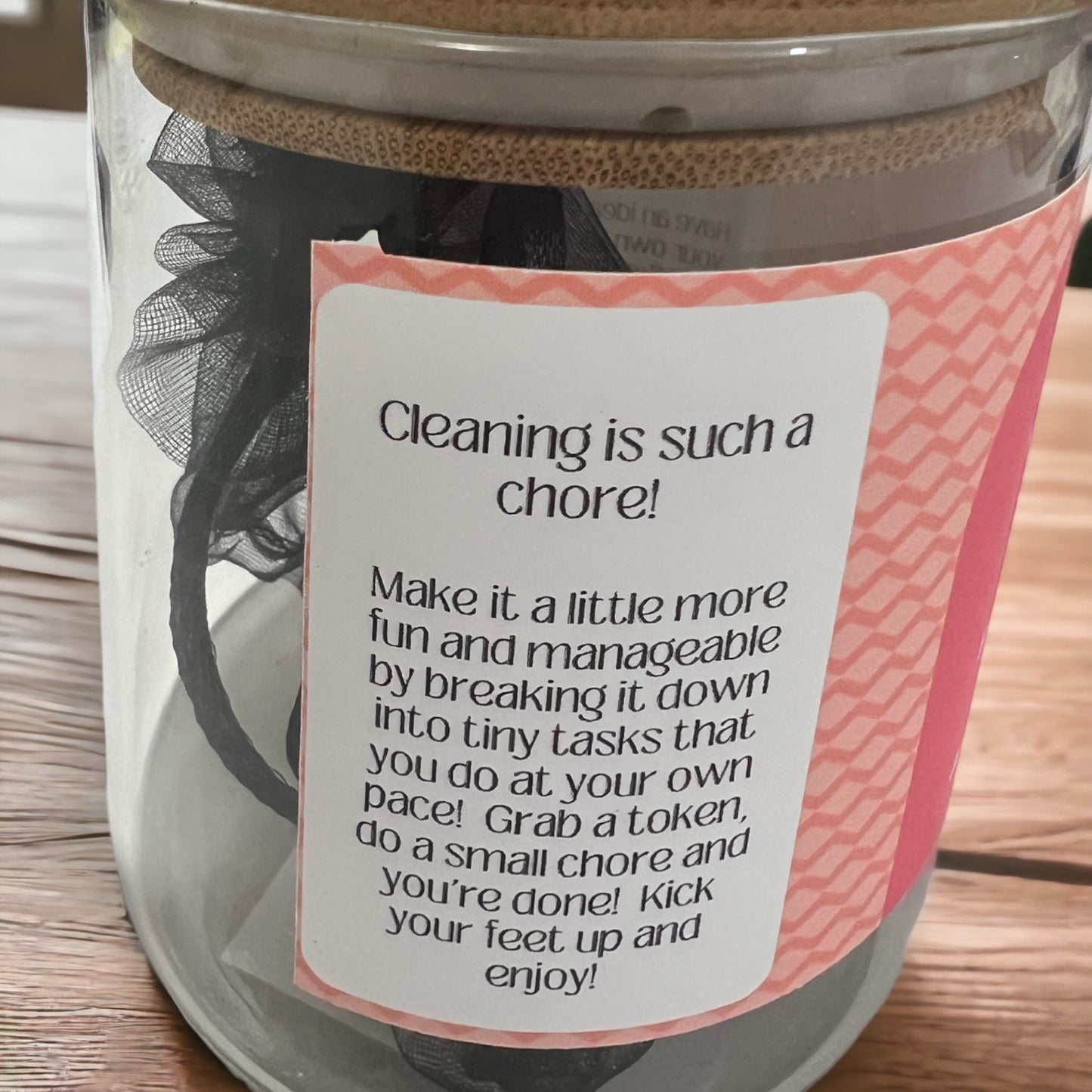 Cleaning Token Jar For Neurodivergents, Overwhelmed, and Chronically Clean