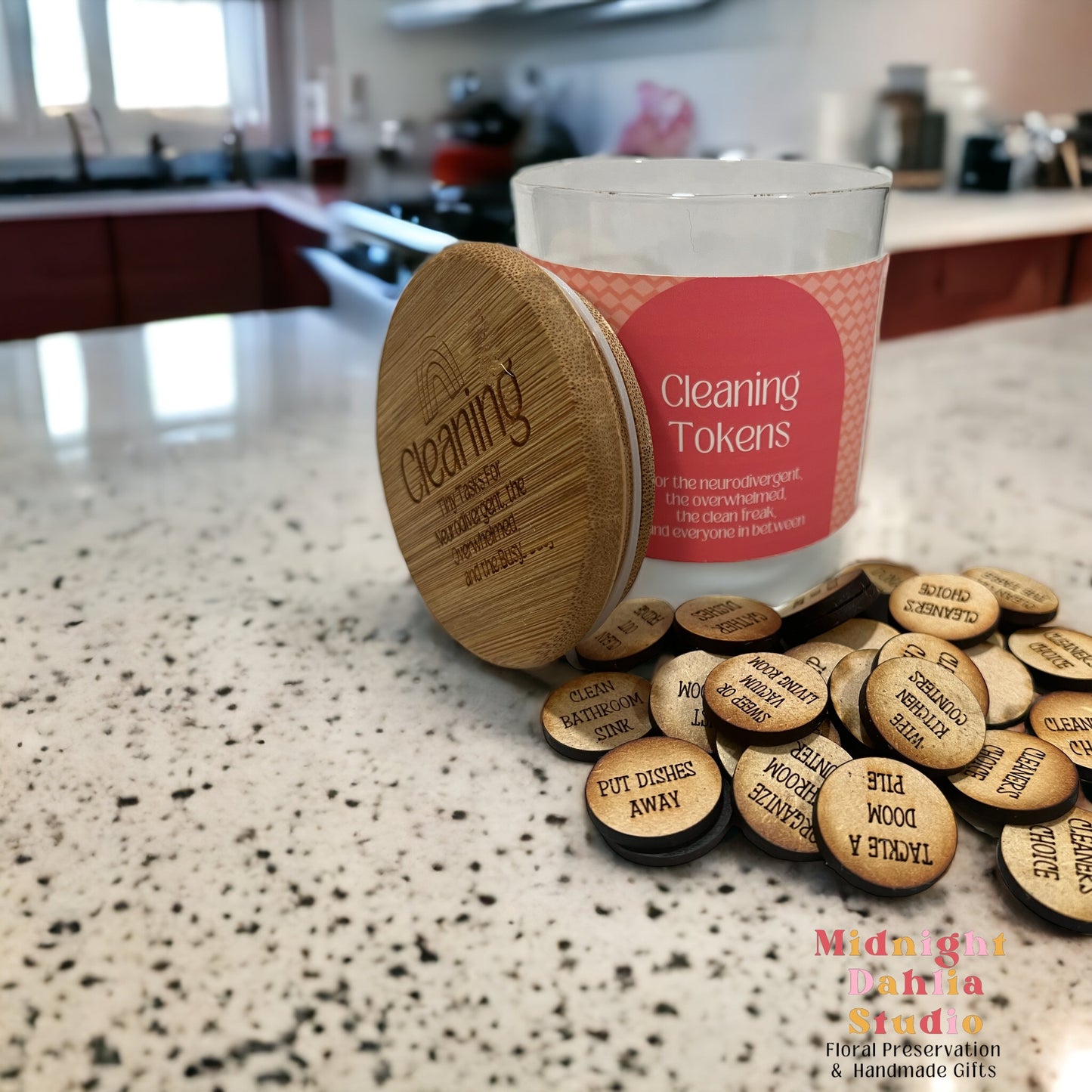 Cleaning Token Jar For Neurodivergents, Overwhelmed, and Chronically Clean