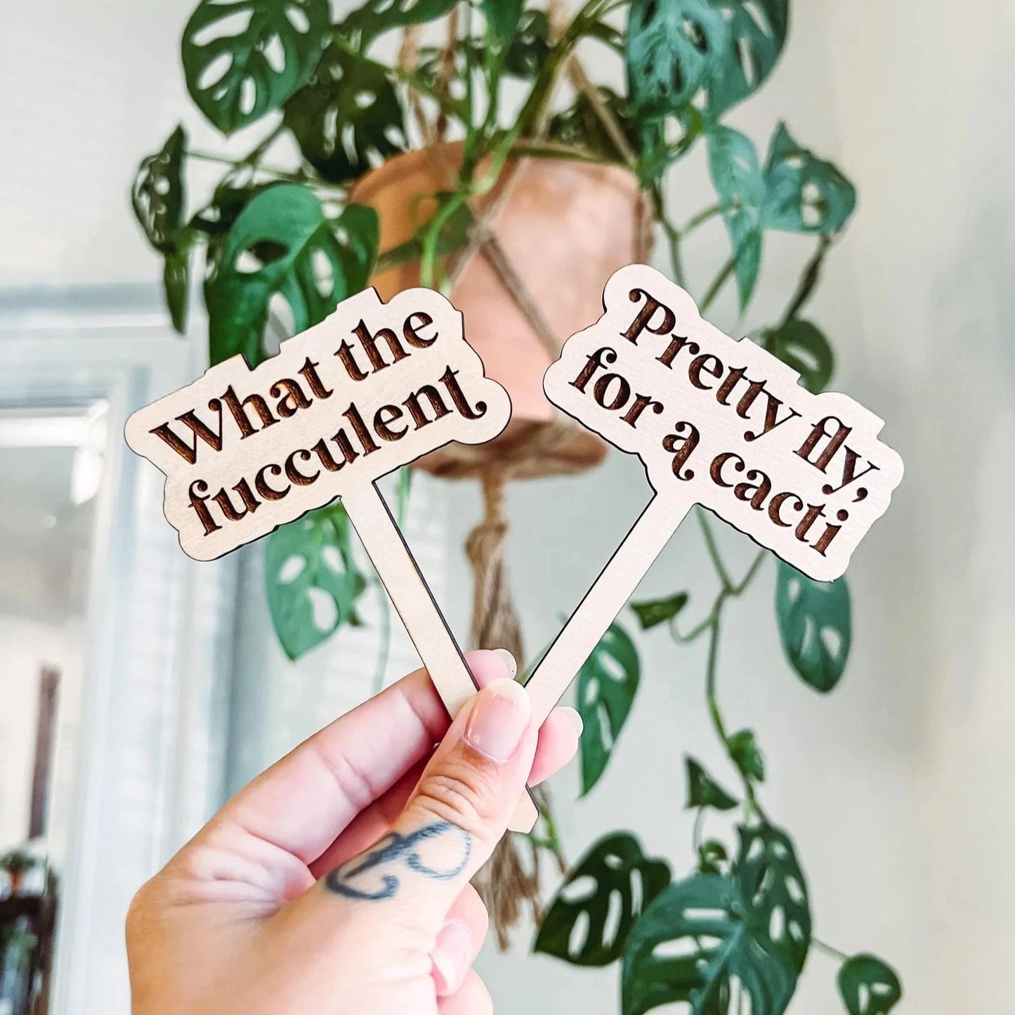 Snarky Plant Stakes