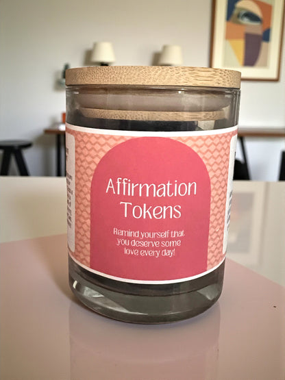 Affirmation Token Jar