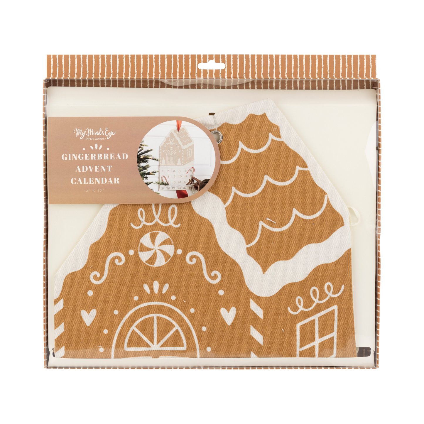 Gingerbread House Canvas Advent Calendar