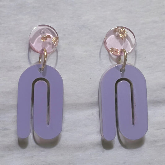 Paper Clip Dangle Earrings | ON SALE