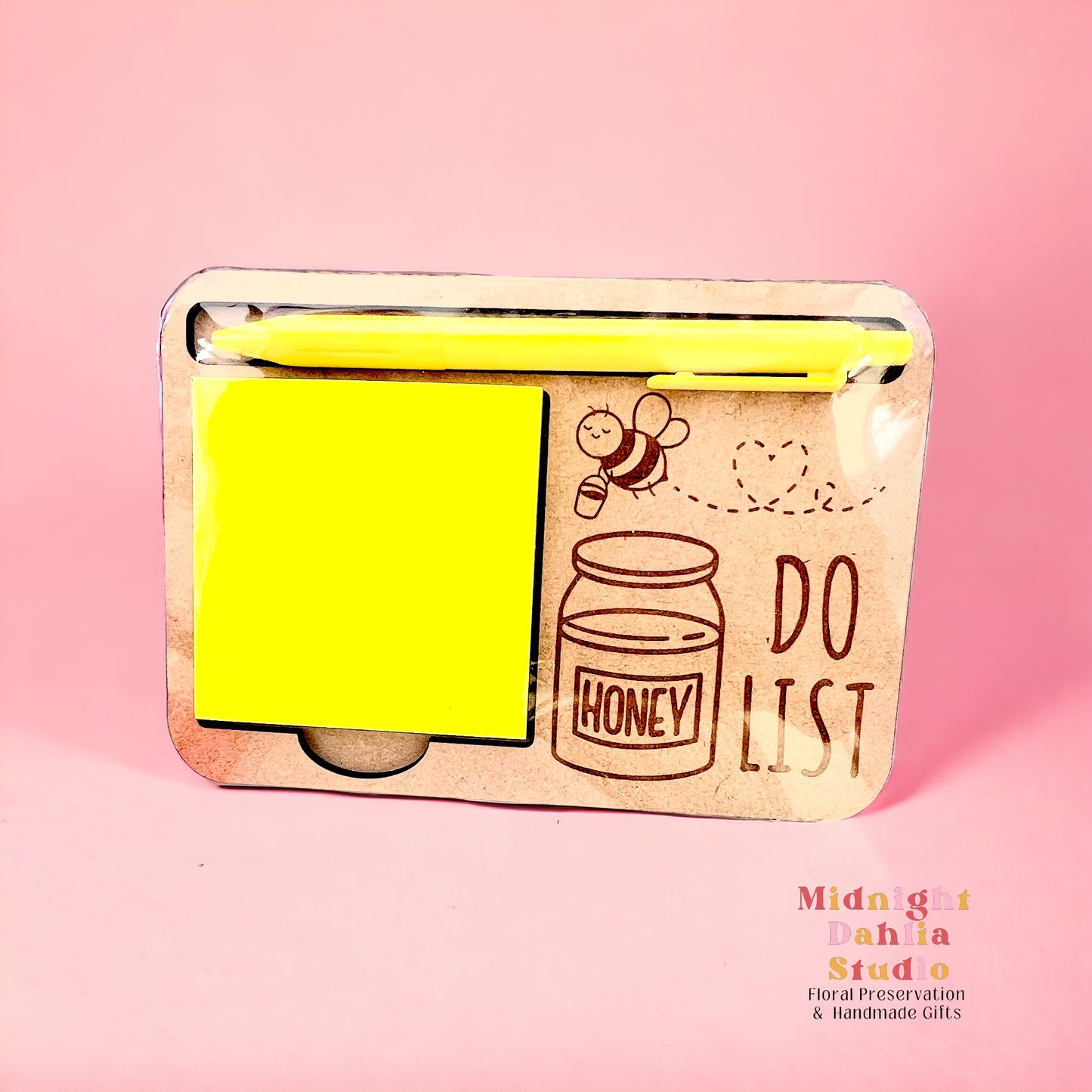 Sticky Note and Pen Holder Combo