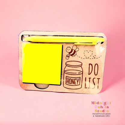 Sticky Note and Pen Holder Combo