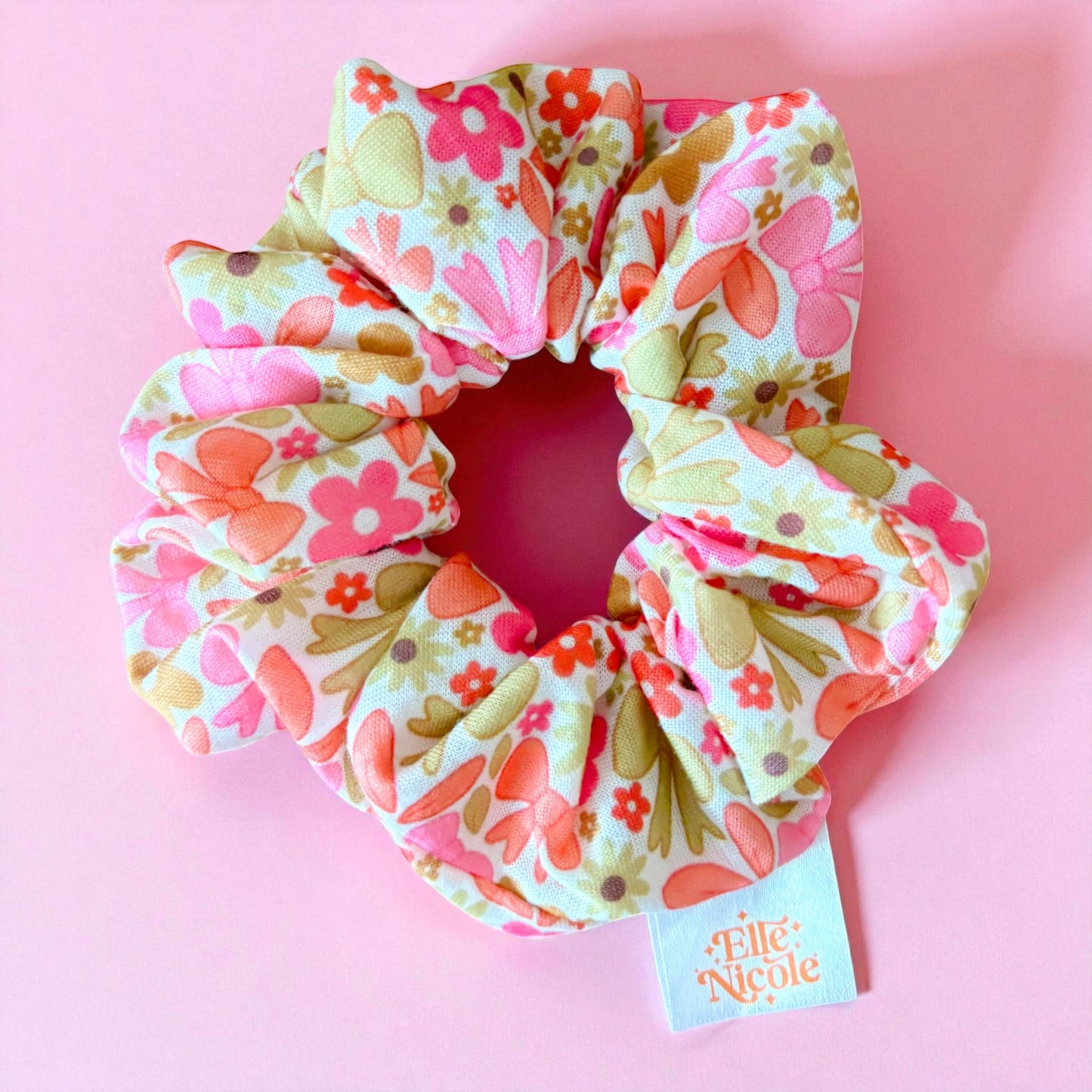 Scrunchie - Fall Bows *new & improved extra soft fabric*