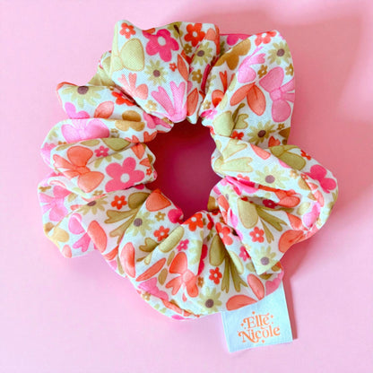 Scrunchie - Fall Bows *new & improved extra soft fabric*