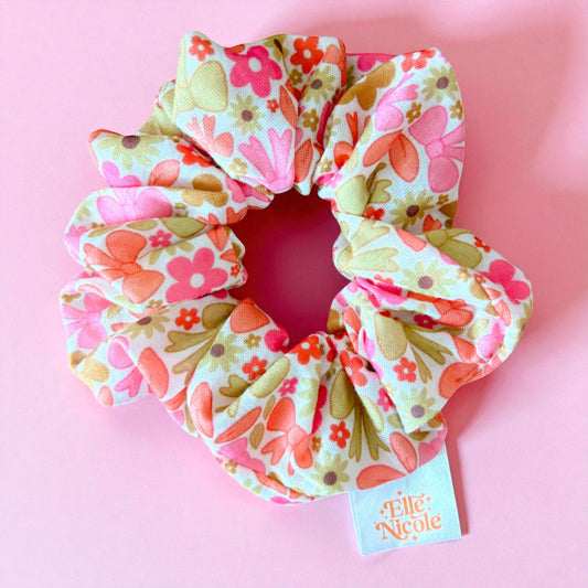Scrunchie - Fall Bows *new & improved extra soft fabric*