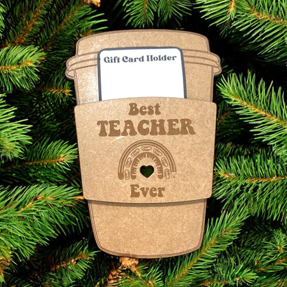 Teacher Gift Card Holder