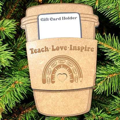 Teacher Gift Card Holder