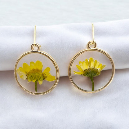 Pressed Flower Earrings | Real Flowers