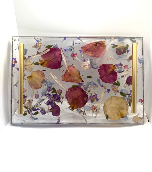 Resin Serving Tray | Custom Bouquet Preservation