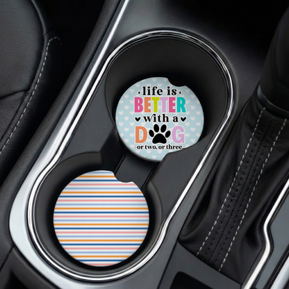Dog Mom Car Coasters