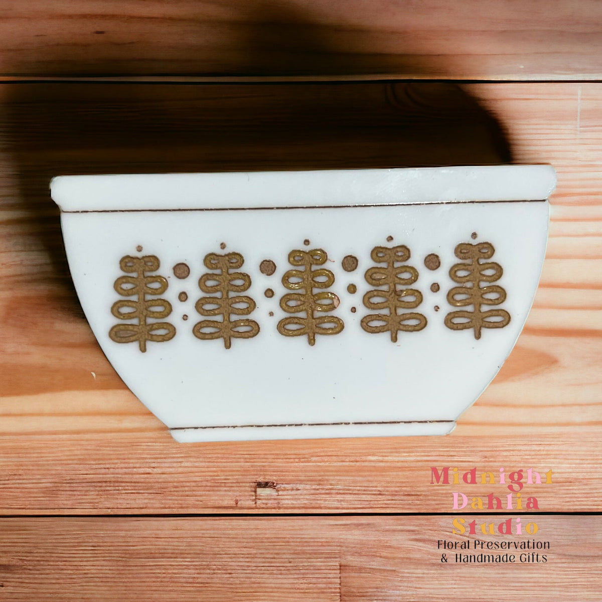 Vintage Pyrex-Inspired Magnet | Retro Fridge Decor – Midnight 