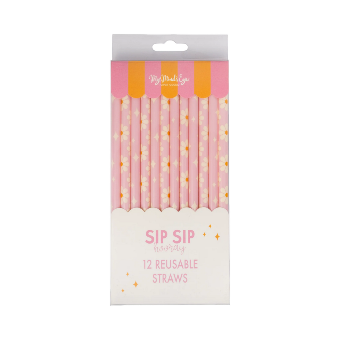 Disco Daisy Reusable Straws