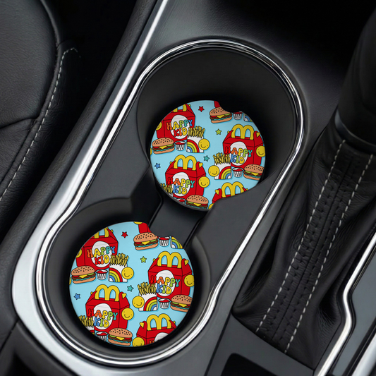 Happy Kid Meal Car Coaster Set
