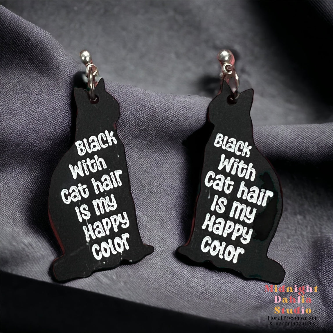 Black Cat Dangles