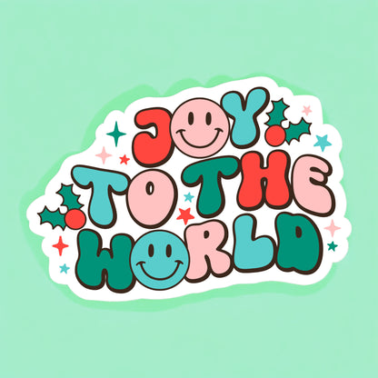 Joy To the World Sticker