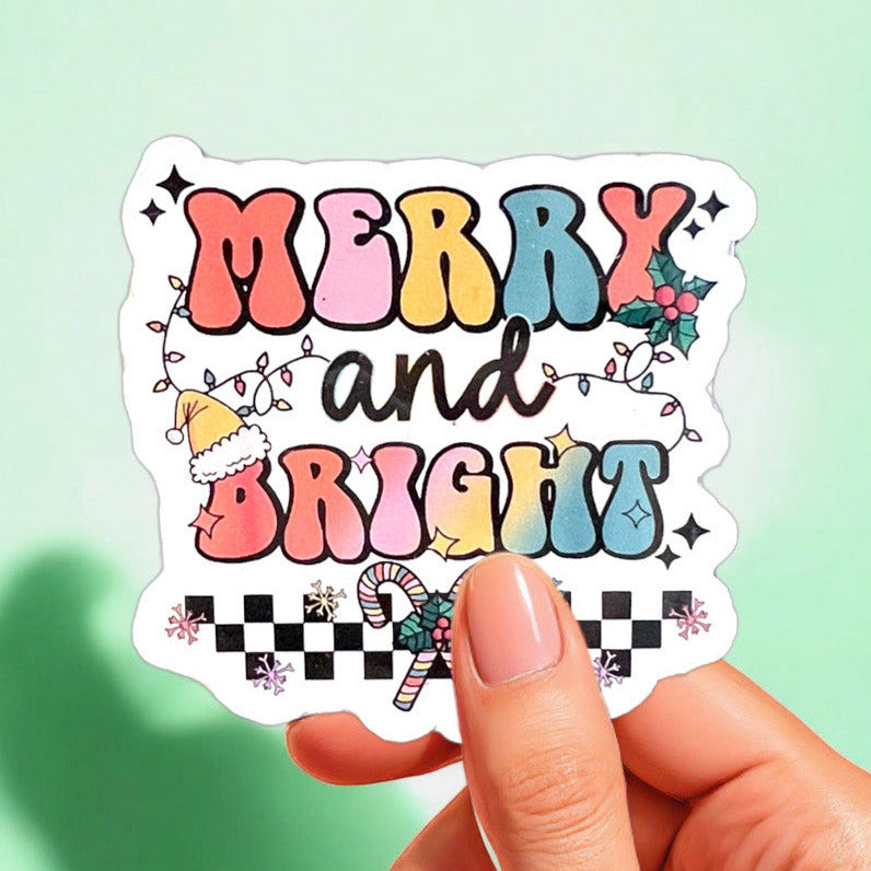 Merry & Bright Sticker