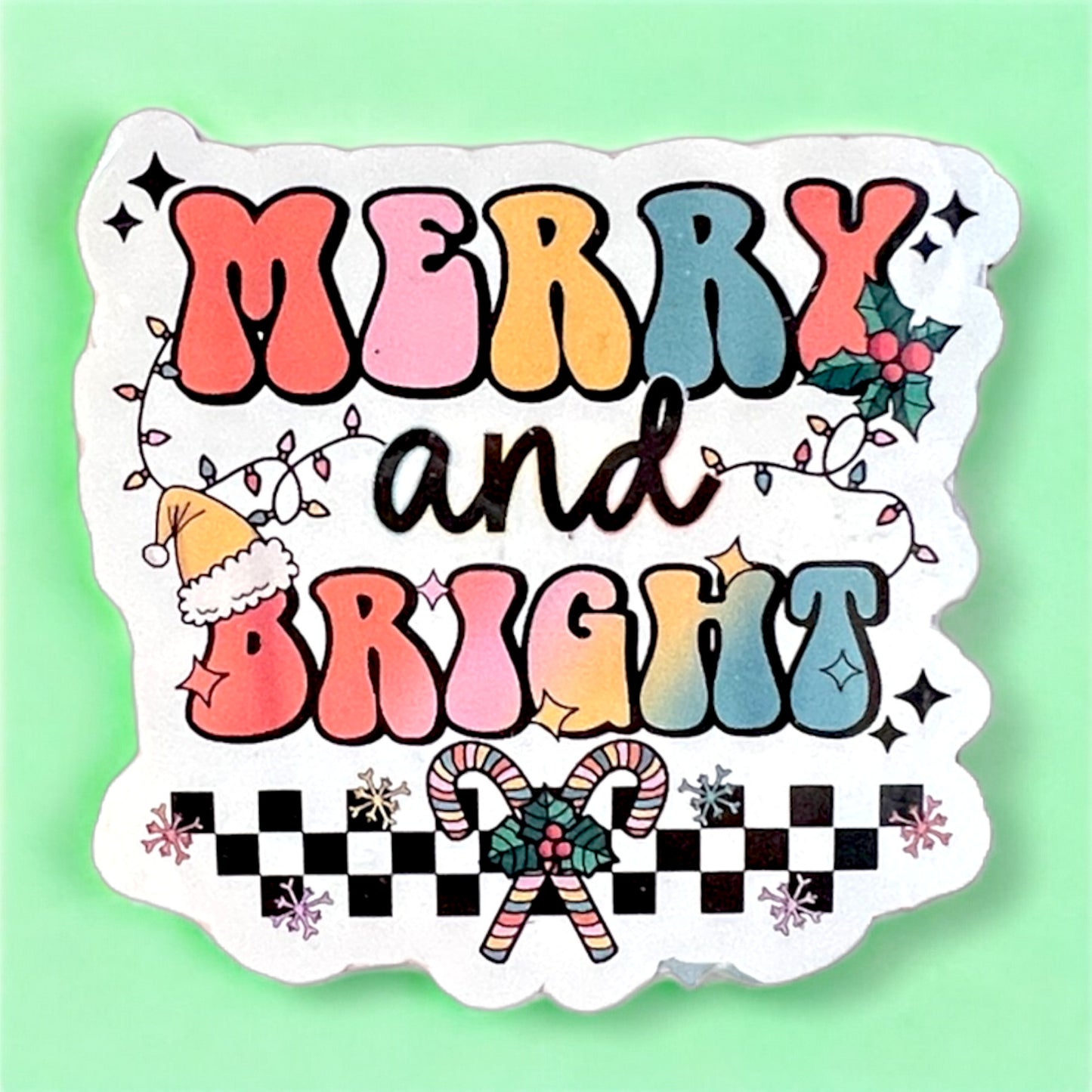 Merry & Bright Sticker