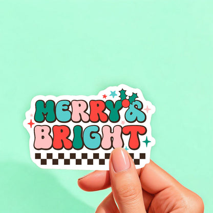Merry & Bright Sticker