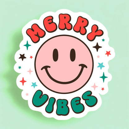 Merry Vibes Sticker