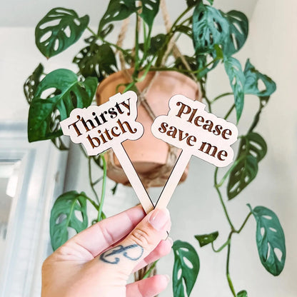 Snarky Plant Stakes