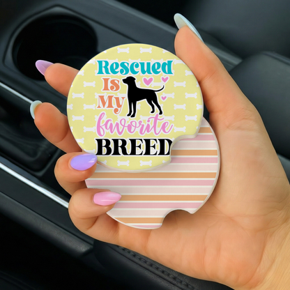 Dog Mom Car Coasters