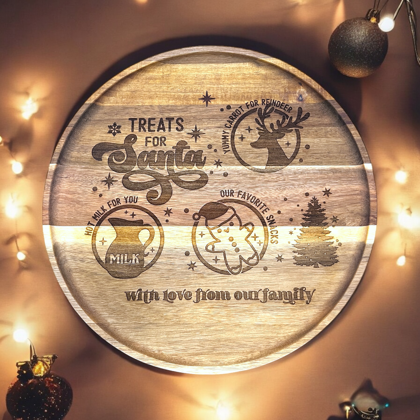 Snacks For Santa Tray