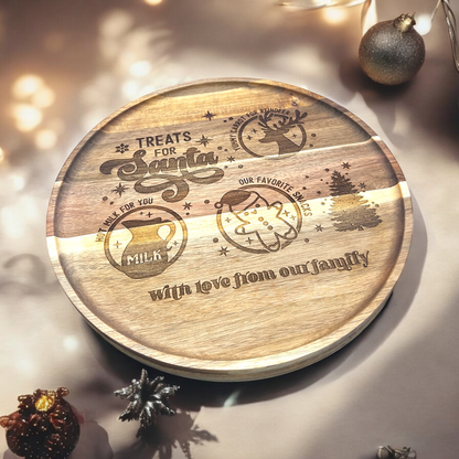 Snacks For Santa Tray