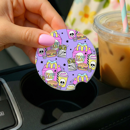 Spooky Kid Meal Car Coaster Set