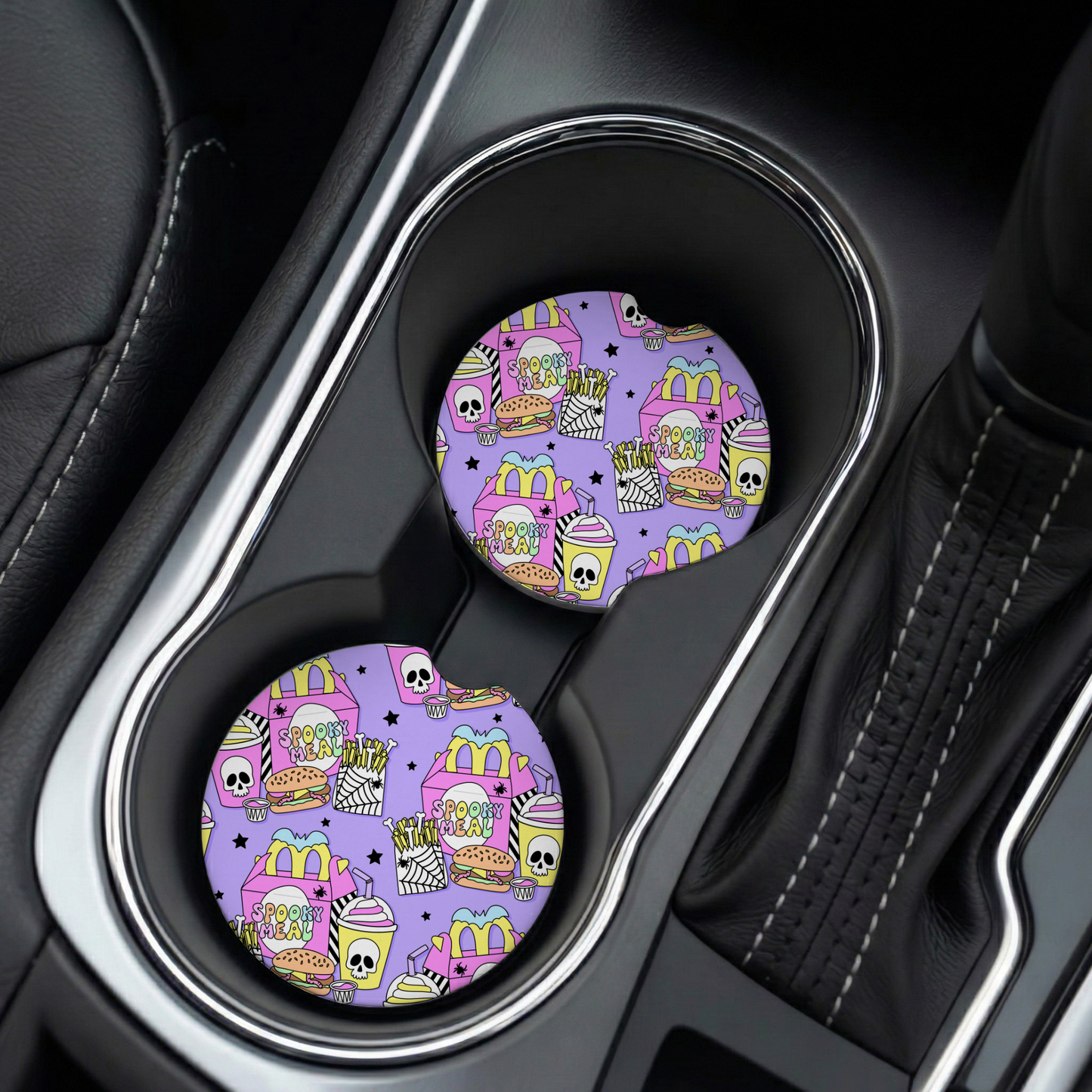 Spooky Kid Meal Car Coaster Set
