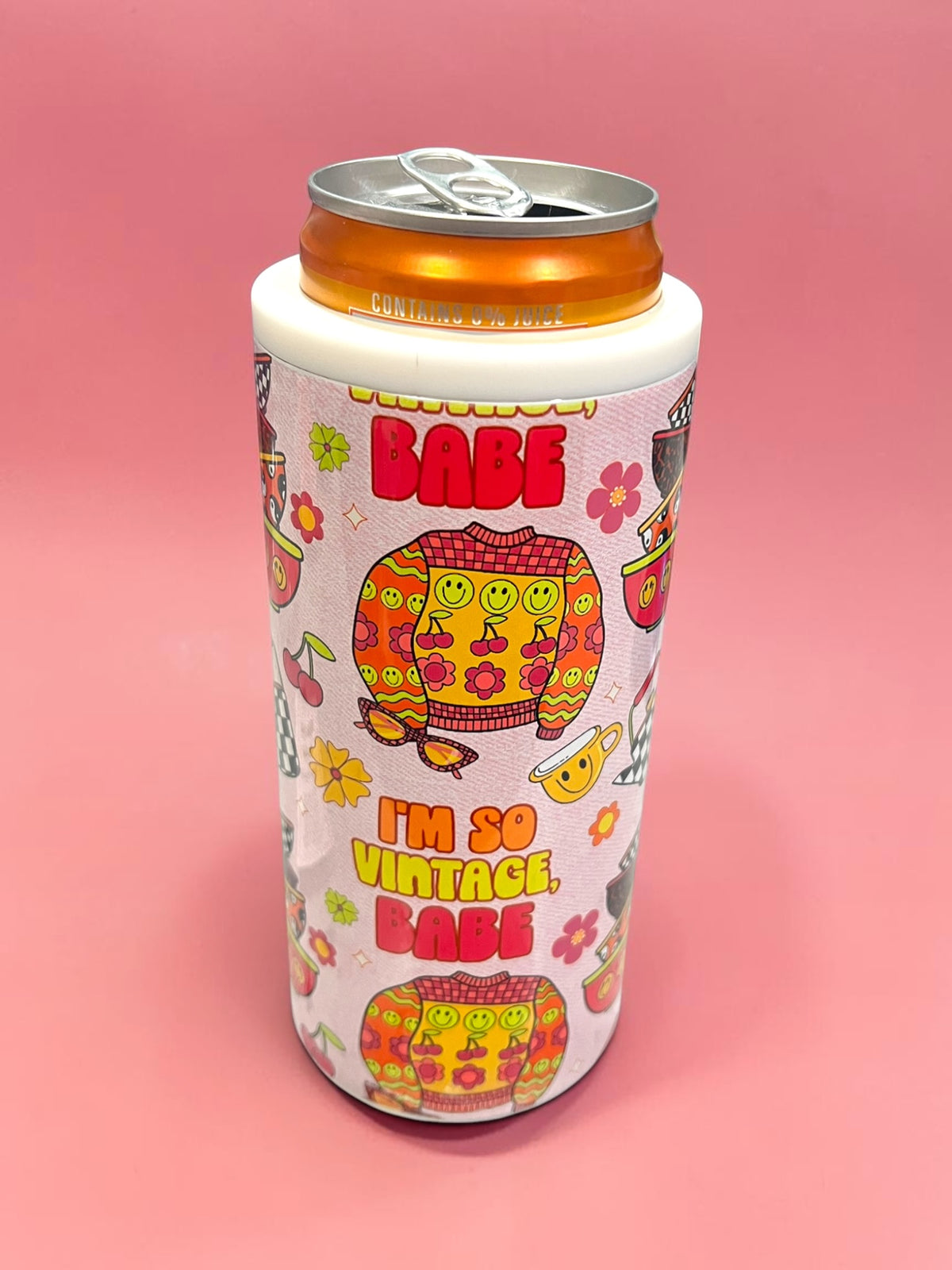 Slim Can Cooler | So Vintage Babe